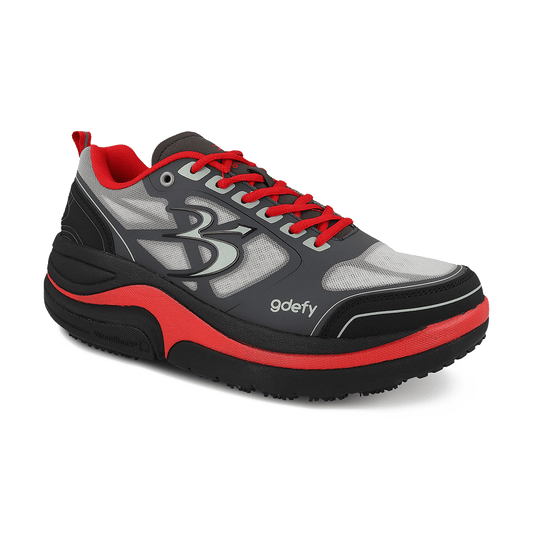 Gravity Defyer Re-Defy Men's Ion Black Red Athletic Shoes - YB9022MRG