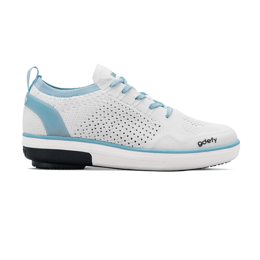 Gravity Defyer Re-Defy Women's Jenni Shoe White Blue - YB9033FWU