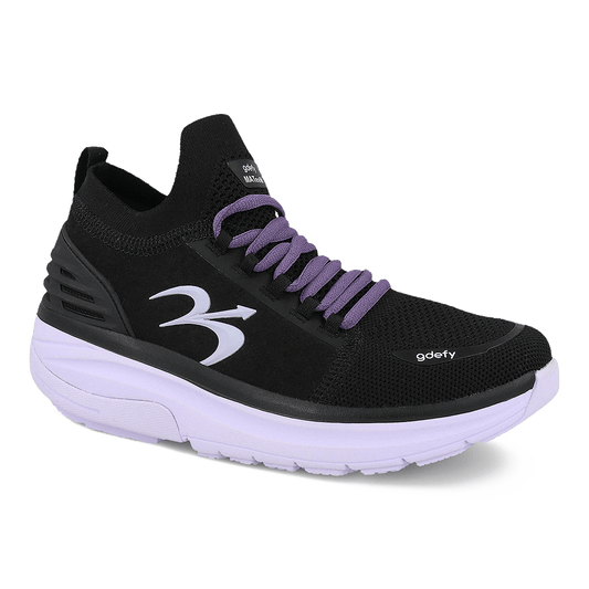 Gravity Defyer Re-Defy Women's Mateem Athletic Shoes Black Purple - YB9036FLP