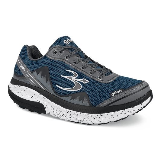 Gravity Defyer Re-Defy Men's Mightywalk Athletic Shoes Blue Gray - YB9024MUG