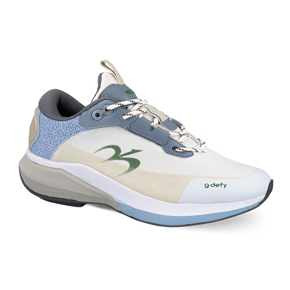Gravity Defyer Re-Defy Women's Mightyglide Athletic Shoes White Blue - YB9056FWU