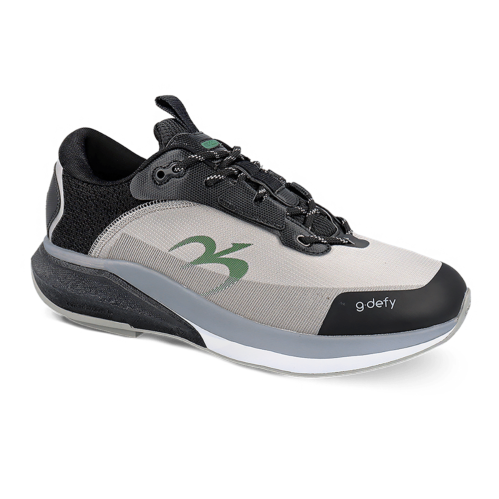 Gravity Defyer Re-Defy Men's Mightyglide Athletic Shoes Black Gray - YB9056MGL